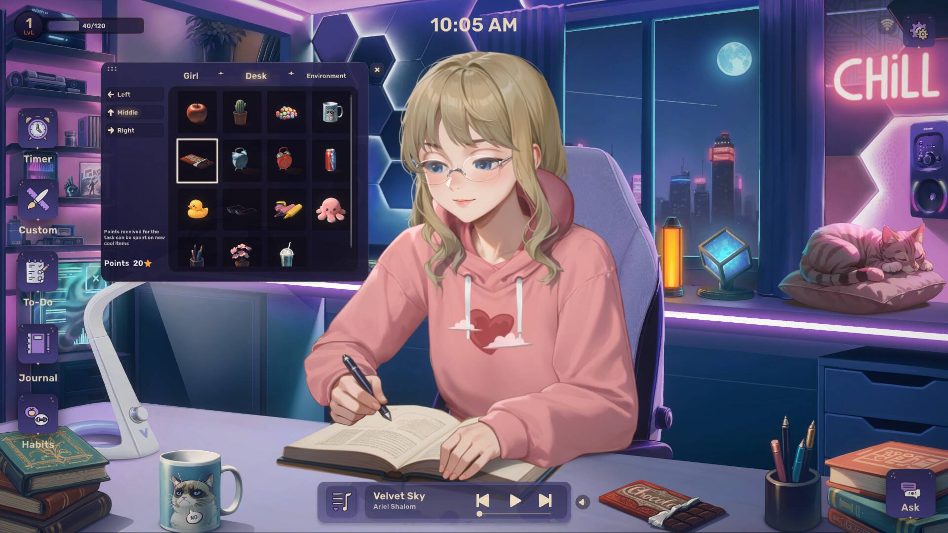 Lo-Fi女孩:AI助手/Lo-Fi Girl: AI Assistant