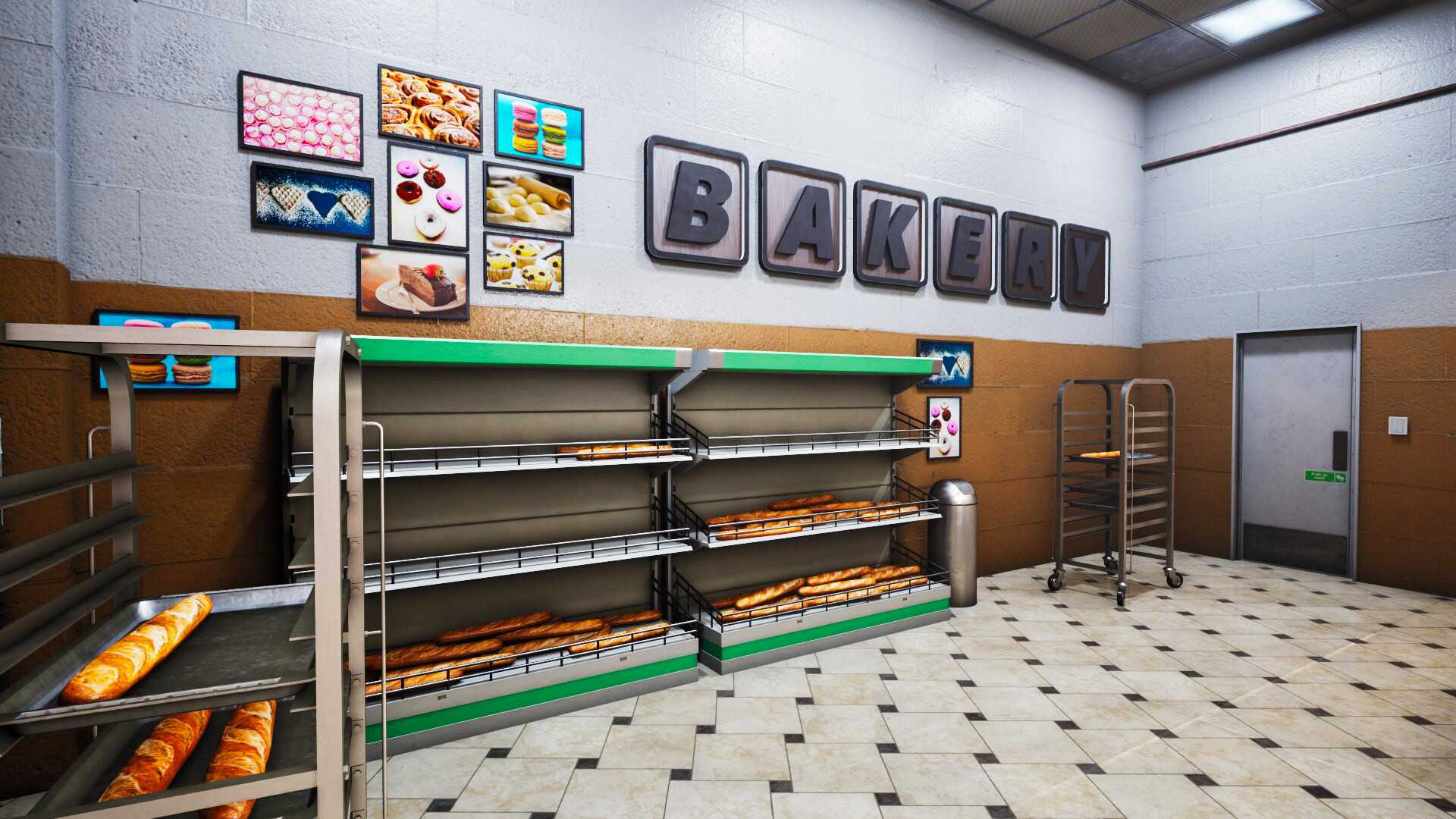 出口前:超市/Before Exit: Supermarket