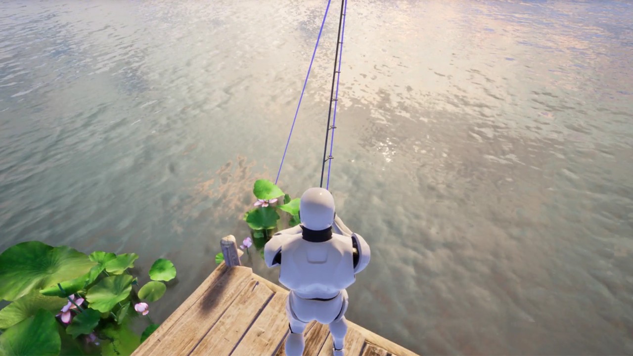 大明湖畔荷花钓鱼/Fishing at Lotus Lakes_3