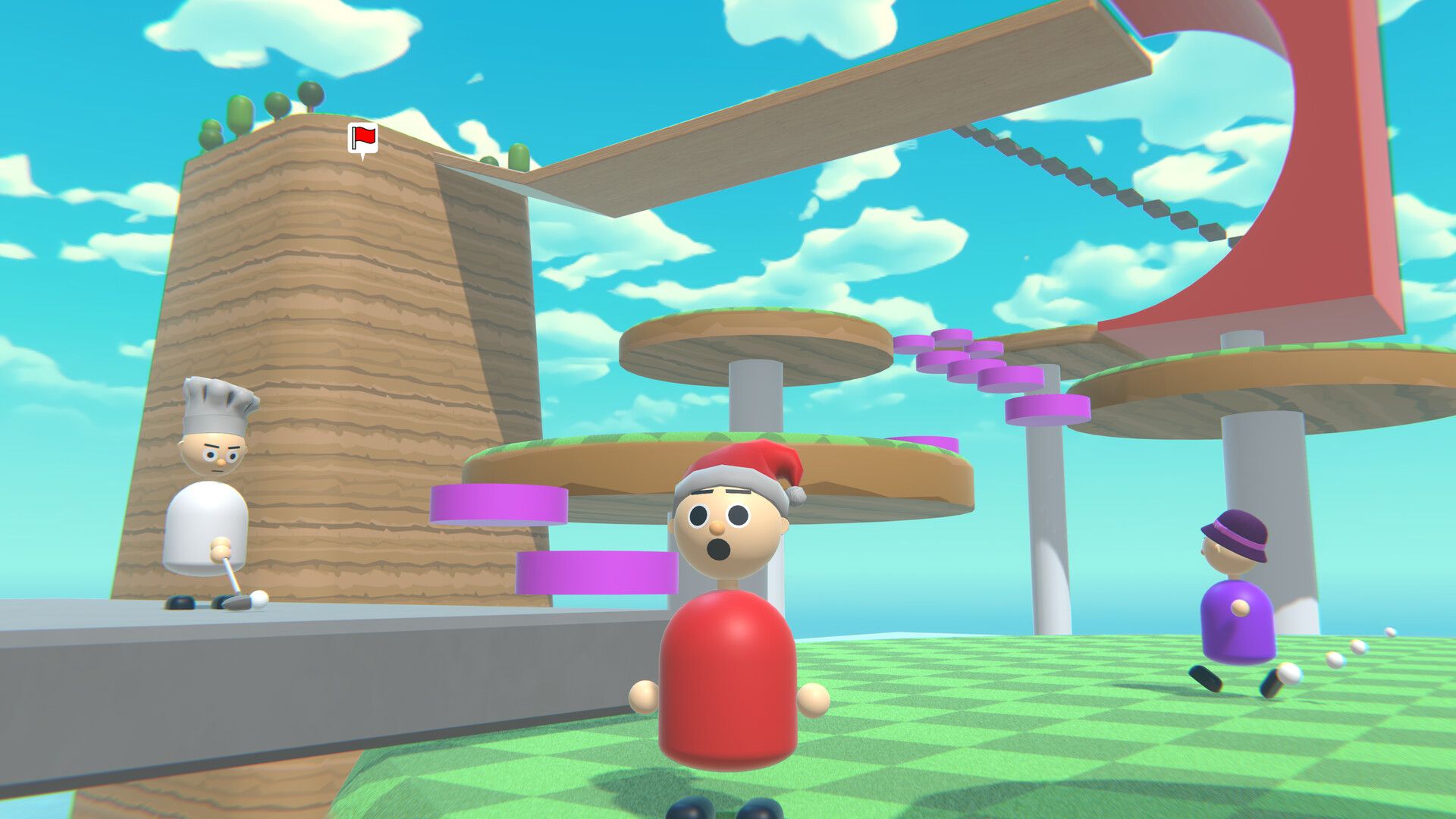 多人平台高尔夫/Multiplayer Platform Golf/支持网络联机_1