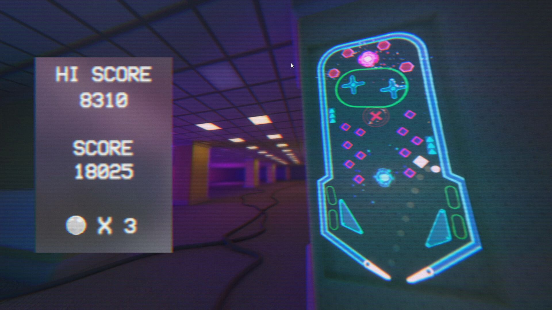 蒸汽波弹子球/Vaporwave Pinball_4