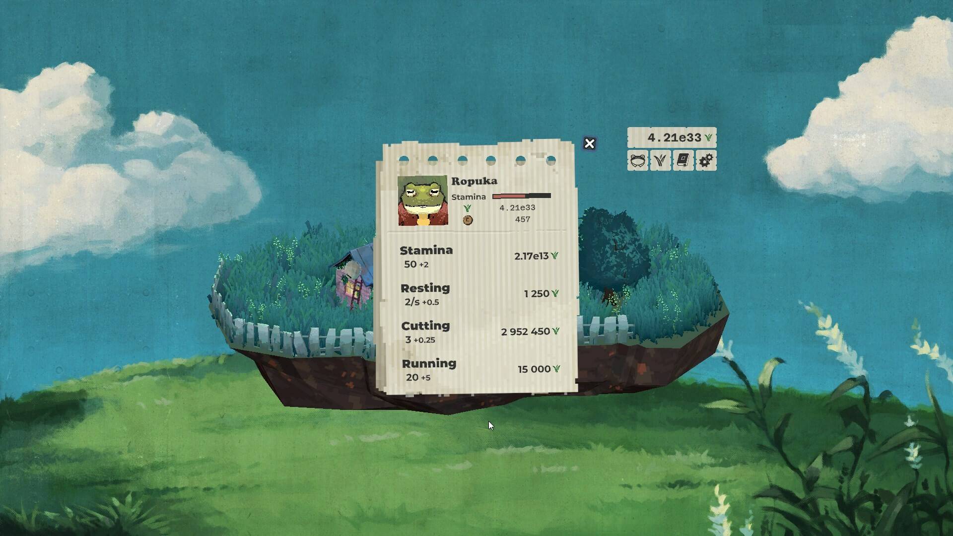 青蛙的空之绿洲/罗普卡的放置岛屿/Ropuka's Idle Island_2