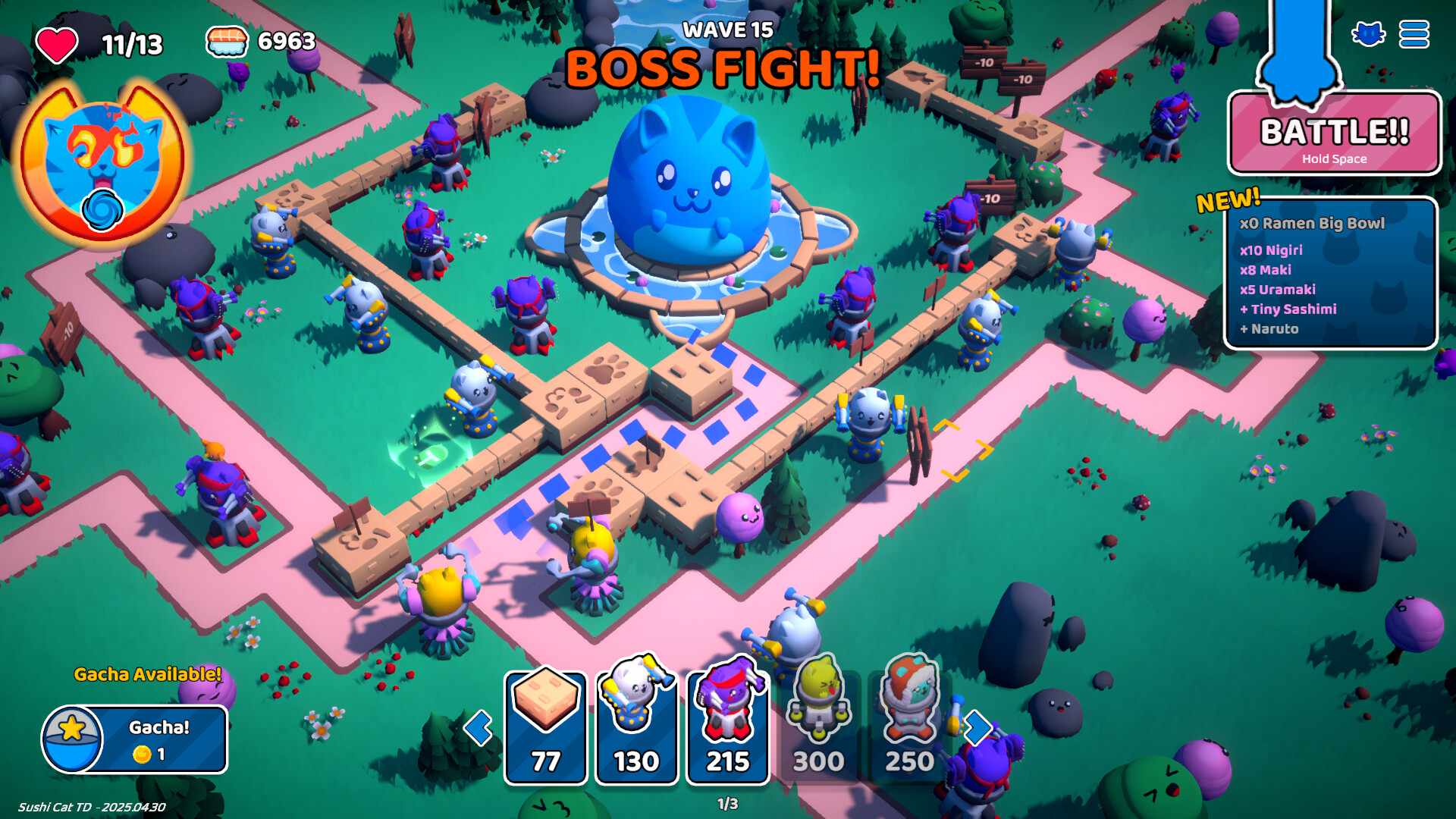 寿司猫:塔防/Sushi Cat - Tower Defense_0
