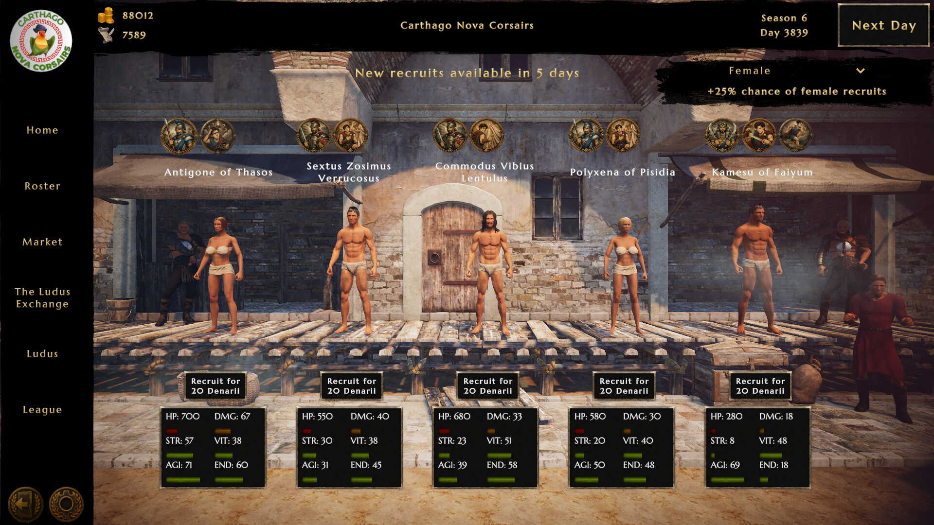 伟大角斗士学院:角斗士管理模拟器/Ludus Magnatus: Gladiator Manager Simulator_5