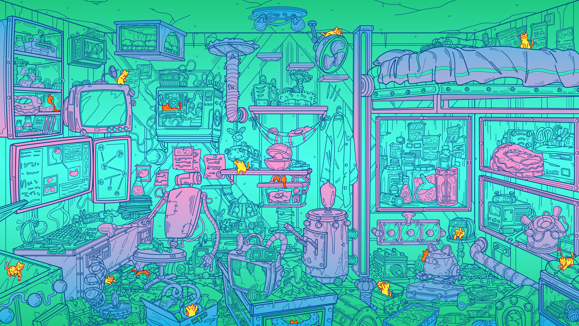 满屋猫咪/Flats Full of Cats_5