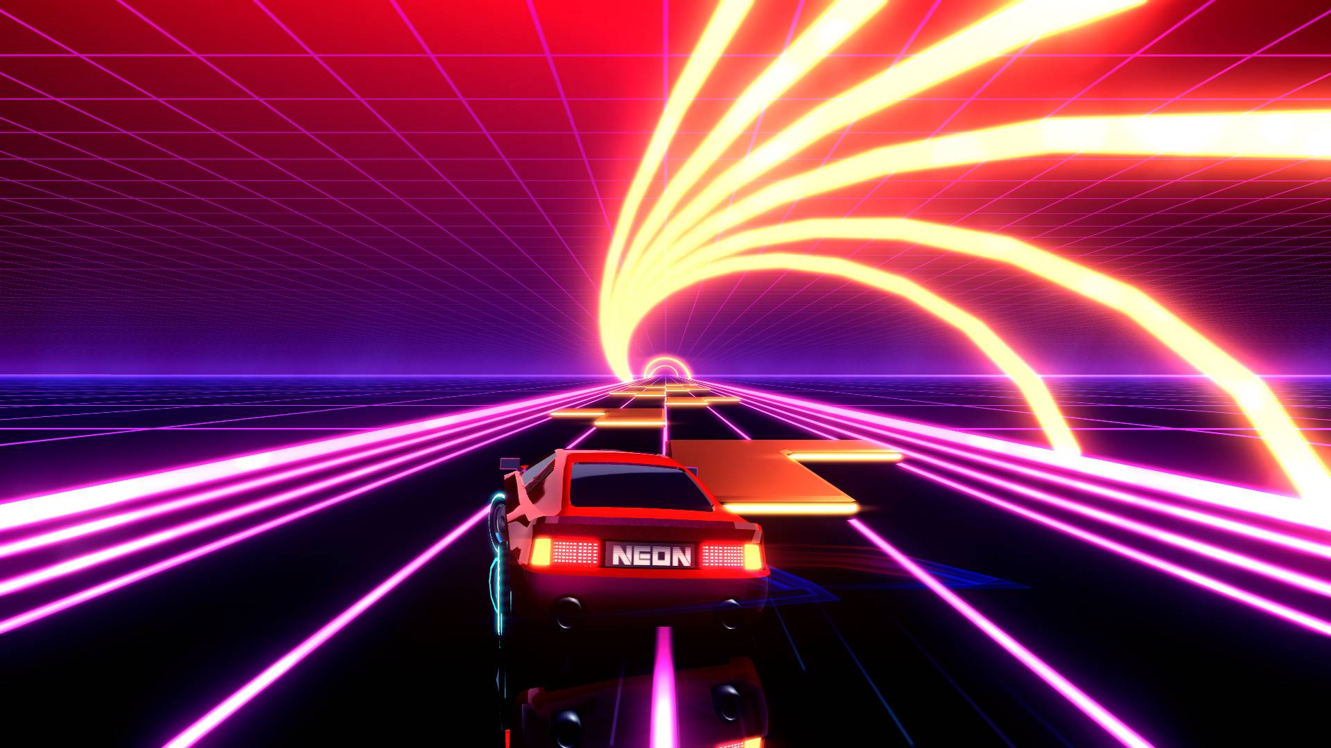 霓虹飞车/Neon Drive_1