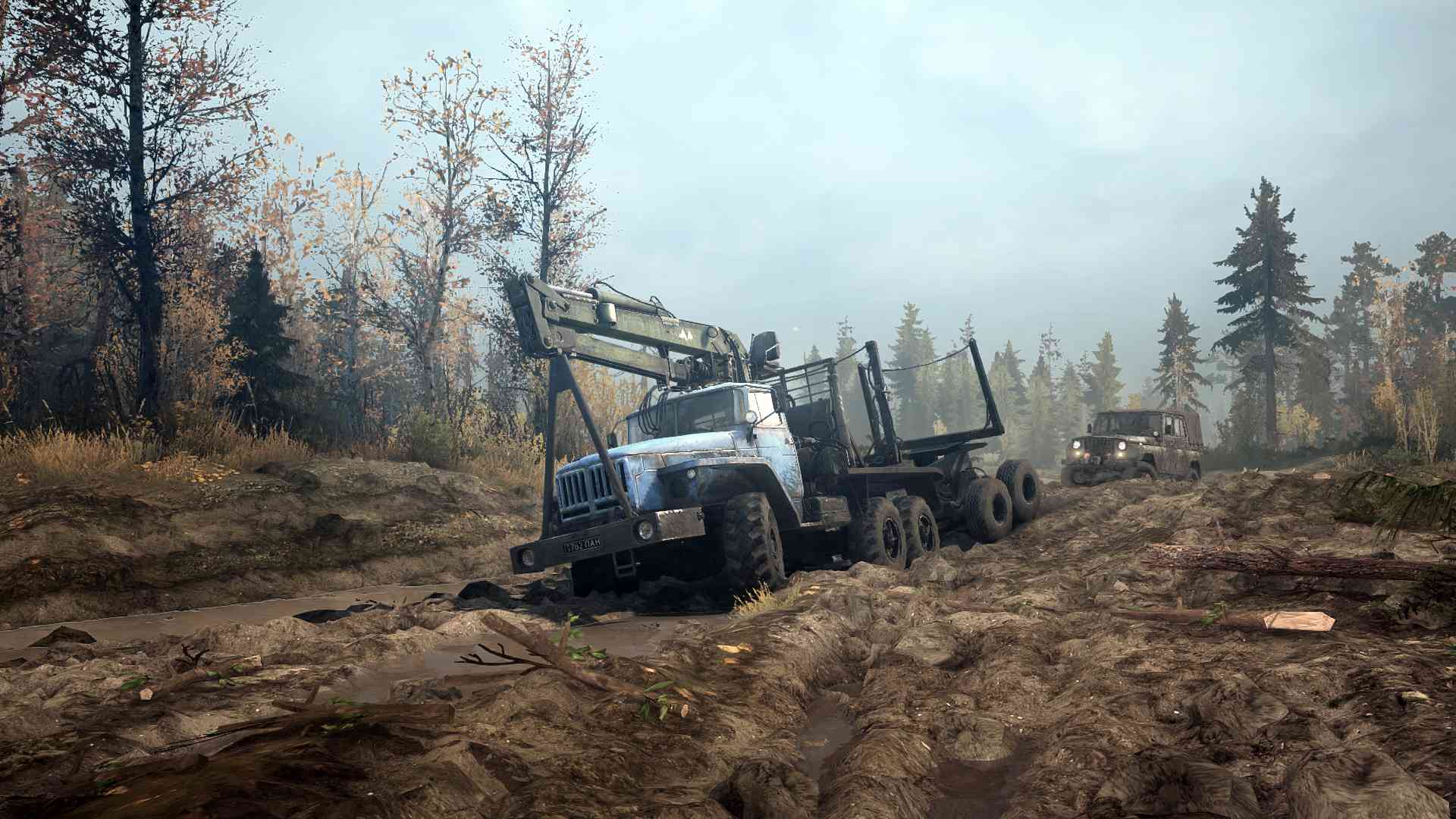 旋转轮胎:泥泞奔驰/Spintires: MudRunner_1